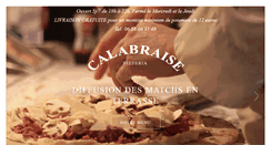 Desktop Screenshot of pizza-calabraise.com